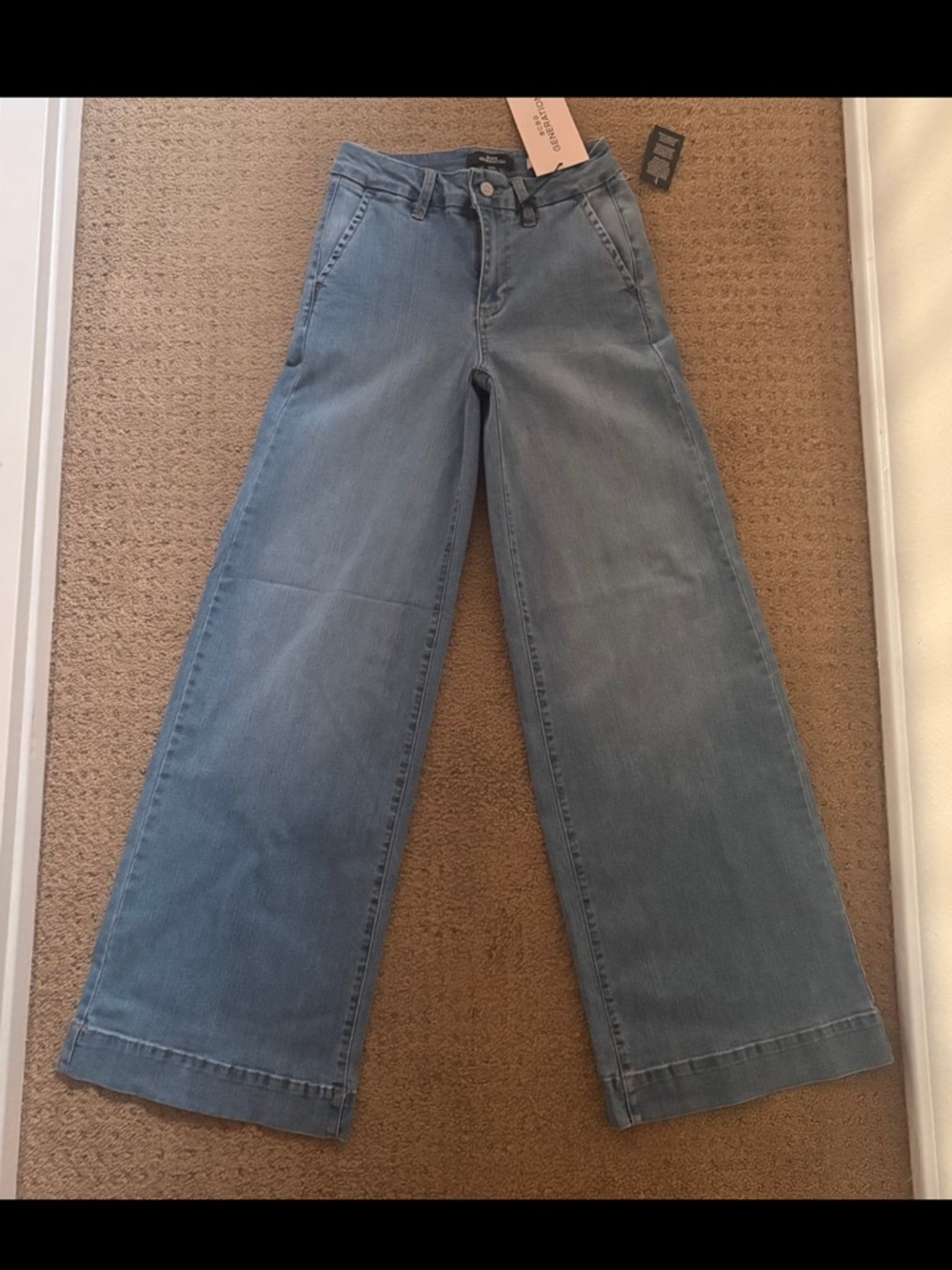 New BCBGENERATION BCBG Generation Stretch Wide Leg High Rise Jeans 3 / 26